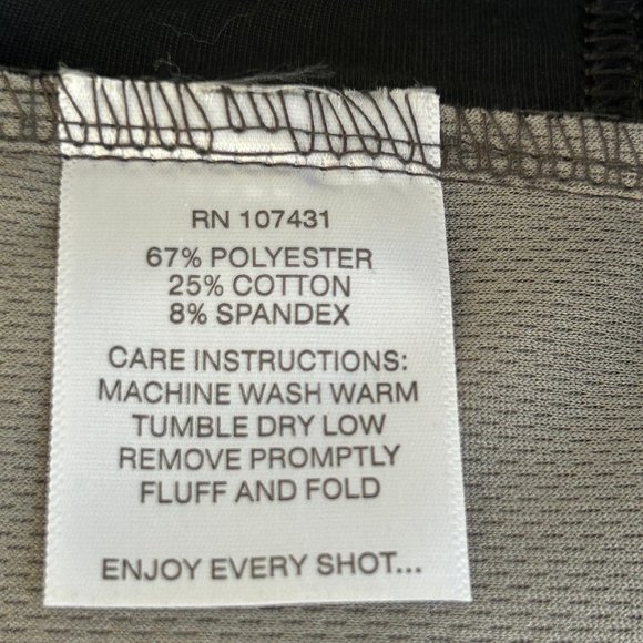 LINKSOUL Charcoal Gray Flat Board Walker Performance Golf Pants Size 34x32 ~EUC - Picture 8 of 8